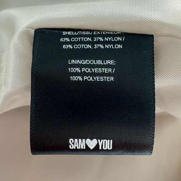 NEW Sam Edelman Water Repellent Hooded Anorak Coat Jacket Size M - Picture 10 of 10